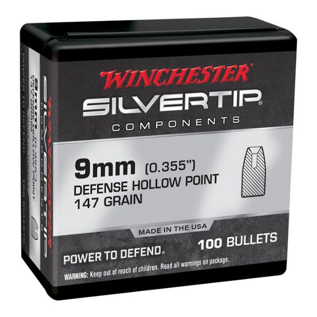 Picture of 9Mm (0.355'') 147Gr Silvertip Hollow Point 100/Box