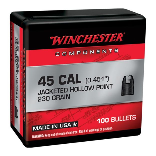 Picture of 45 Caliber (0.451'') 230Gr Jacketed Hp Notched 100/Box