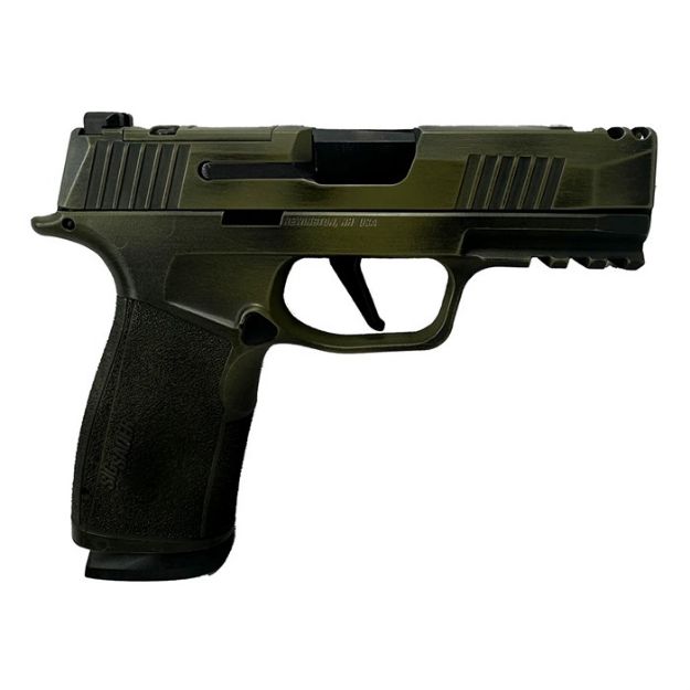 Picture of P365 Xmacro Comp 9Mm 3.1'' Bbl (2)17Rd Distressed Bazooka Grn