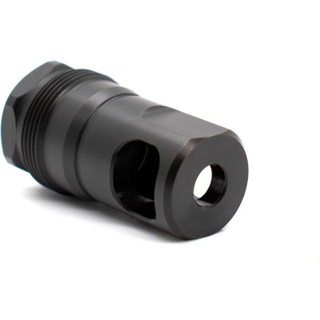 Picture of Spb Muzzle Brake 0.375 9/16-24 Threads Square Shoulder Black