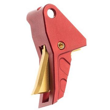Show details for I.T.T.S. Trigger For Springfield Echelon Red W/Gold Screw Picture of I.T.T.S. Trigger For Springfield Echelon Red W/Gold Screw