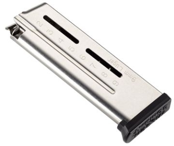 Show details for Wilson Magazine 1911 9Mm 9Rd Compact Stainless Steel Picture of Wilson Magazine 1911 9Mm 9Rd Compact Stainless Steel