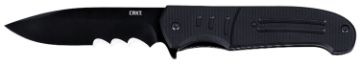 Show details for Crkt Ignitor Black 3.48" Pln Edge Asstd Opening Satin/G10 Picture of Crkt Ignitor Black 3.48" Pln Edge Asstd Opening Satin/G10
