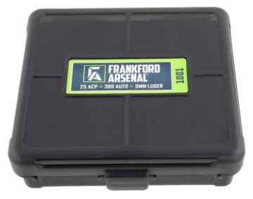 Show details for FRANKFORD AMMO BOX 380-9MM 100RD Picture of FRANKFORD AMMO BOX 380-9MM 100RD