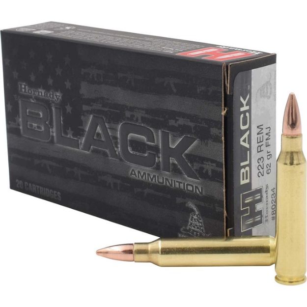 Picture of HRNDY BLACK 223REM 62GR FMJ 20/200