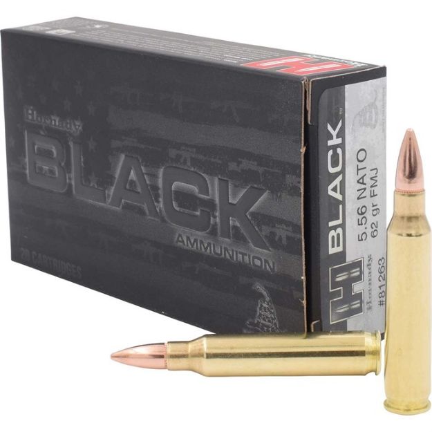 Picture of HRNDY BLACK 556NATO 62GR FMJ 20/200