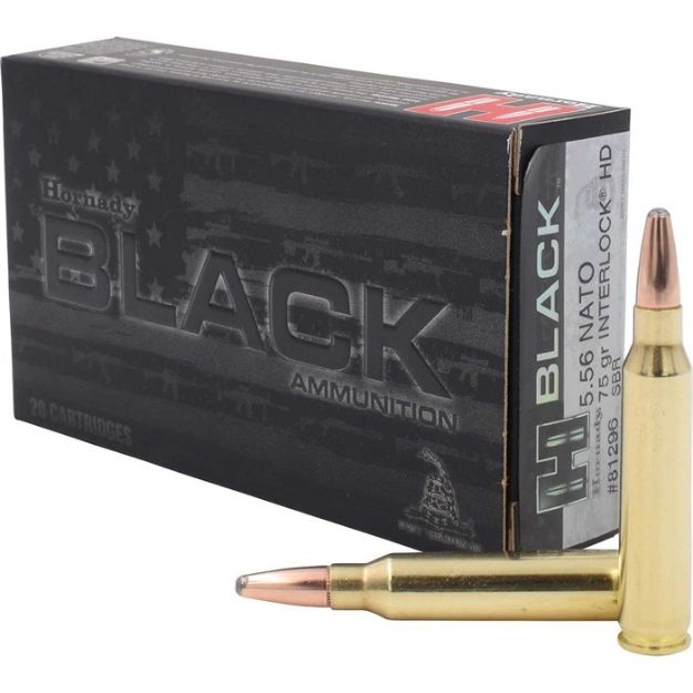 Picture of HRNDY BLACK 556NATO 75GR SBR 20/200