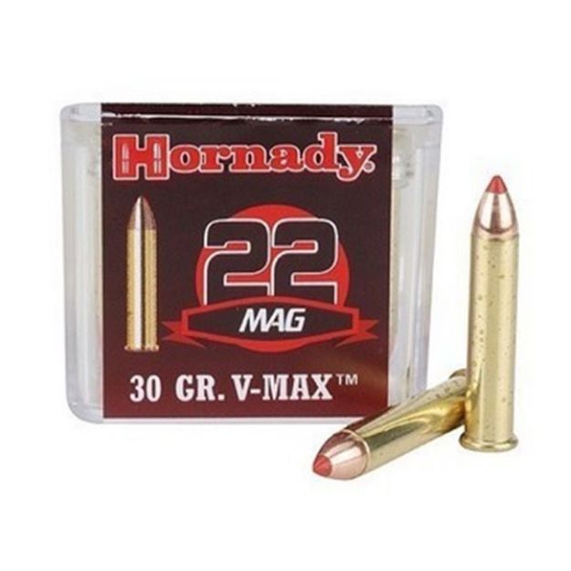 Picture of Hornady 22Wmr 30Gr V-Max 2200Fps 50Rd 40Bx/Cs