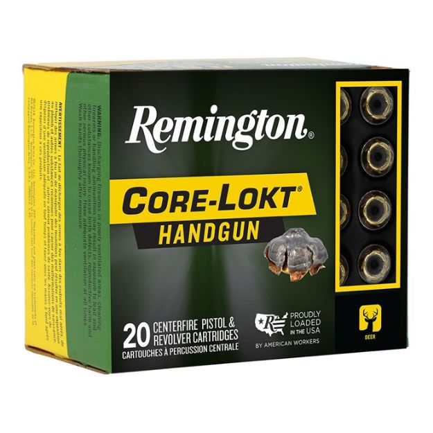 Picture of Remington 10Mm 200Gr Core-Lokt Jhp 20Rd 10Bx/Cs