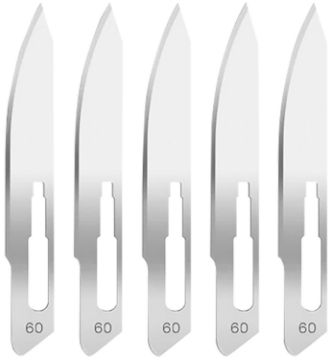 Show details for HOGUE EXPEL SCALPEL #60 BLD 5 PACK Picture of HOGUE EXPEL SCALPEL #60 BLD 5 PACK