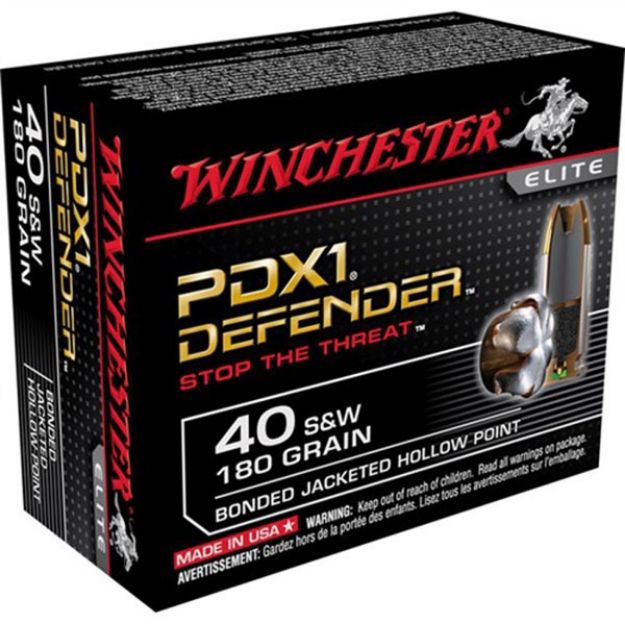 Picture of Winchester Supreme Elite 40 Sw 180Gr Pdx1 Def 20Rd 10Bx/Cs