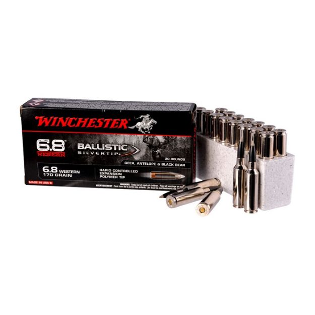 Picture of Winchester Supreme 6.8 Western 170Gr Silvertip 20Rd 10Bx/Cs