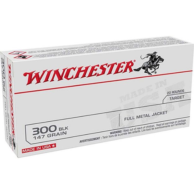 Picture of Winchester Usa 300 Aac 140Gr Fmj 20Rd 10Bx/Cs