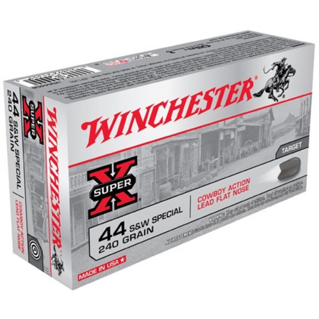 Picture of Winchester Usa 44 Sw Special 240Gr Lead-Fp 50Rd 10Bx/Cs
