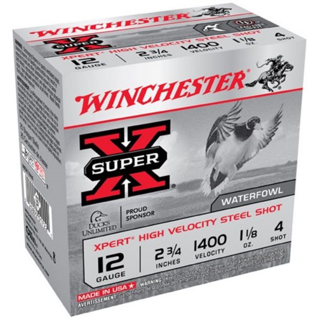 Picture of Winchester Xpert 12Ga 2.75" 1-1/8Oz #4 1400Fps 25Rd 10Bx/C