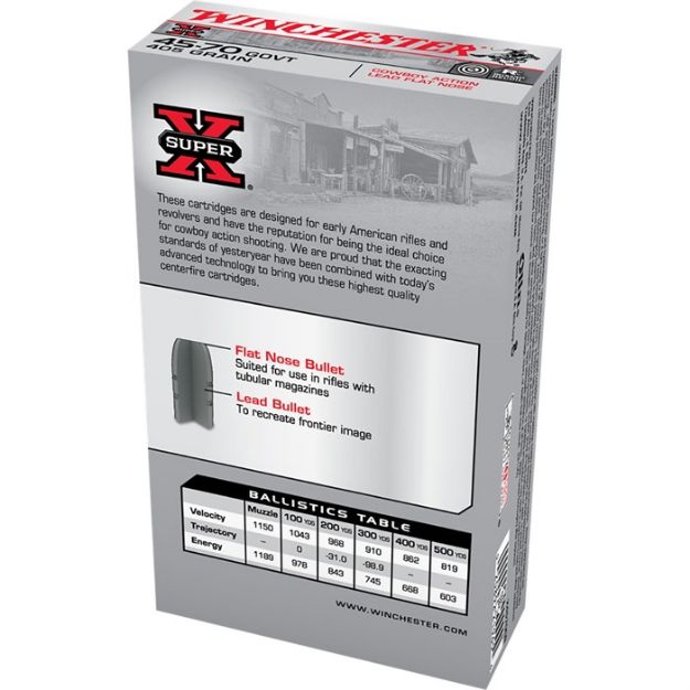Picture of Winchester Super-X 45-70 Gov 405Gr Lead-Fn 20Rd 10Bx/Cs