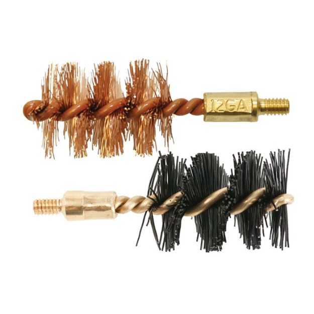 Picture of Otis Bore Brush .12 Ga 2-Pack 1-Nylon 1-Bronze 8-32Mm Thread