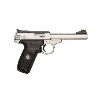Show details for S&W Sw22 Victory 5.5" Adj. 10-Shot Stainless Polymer Picture of S&W Sw22 Victory 5.5" Adj. 10-Shot Stainless Polymer