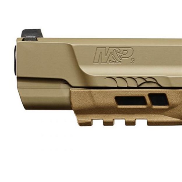 Picture of S&W M&P9 M2.0 9Mm 5" Fs 17-Shot W/Thumb Safety Fde<