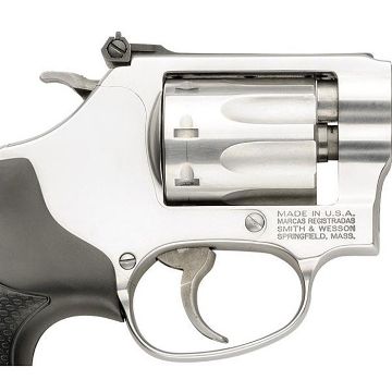 Show details for S&W 63 22Lr 3" As 8-Shot Hi-Viz Stainless Rubber Picture of S&W 63 22Lr 3" As 8-Shot Hi-Viz Stainless Rubber
