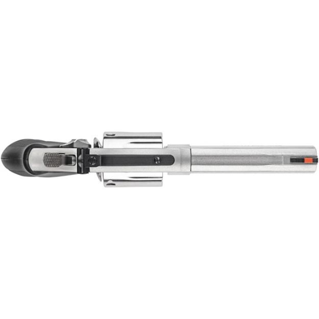 Picture of S&W 686 357Mag 4" As 6-Shot Stainless Steel Rubber<