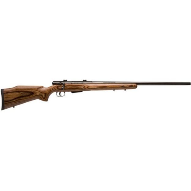 Picture of Savage 25Lw Varminter 22Hornet 24" Accu Tgr Blue/Brn Laminate