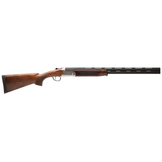 Picture of Stevens 555E O/U 12Ga 28" Mc5 Silver Engraved/Walnut