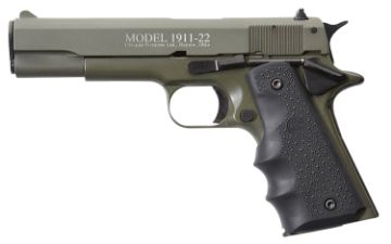 Show details for Chiappa 1911-22 22Lr 5" Fs 10Rd Od Green/Rubber Picture of Chiappa 1911-22 22Lr 5" Fs 10Rd Od Green/Rubber