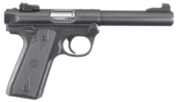 Show details for Ruger Mark Iv 22/45 22Lr 5.50" Adj. Blued Polymer Picture of Ruger Mark Iv 22/45 22Lr 5.50" Adj. Blued Polymer