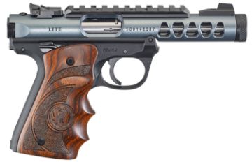 Show details for Ruger Mark Iv 22/45 Lite 22Lr 4.4" Bull As Tgt Grips Gray Picture of Ruger Mark Iv 22/45 Lite 22Lr 4.4" Bull As Tgt Grips Gray