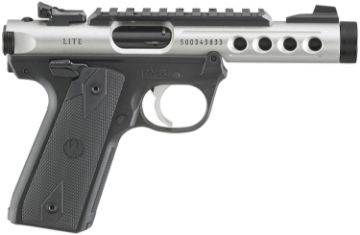Show details for Ruger Mark Iv 22/45 Lite 22Lr 4.4" Bull As Threaded Clear < Picture of Ruger Mark Iv 22/45 Lite 22Lr 4.4" Bull As Threaded Clear <