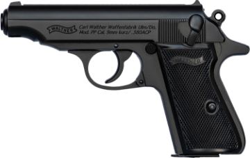 Show details for Walther Pp 32Acp Black 8Rd Black Synthetic Grips Picture of Walther Pp 32Acp Black 8Rd Black Synthetic Grips