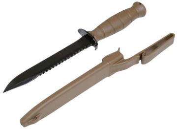 Show details for Glock Oem Field Knife W/Root Saw Dark Earth Picture of Glock Oem Field Knife W/Root Saw Dark Earth