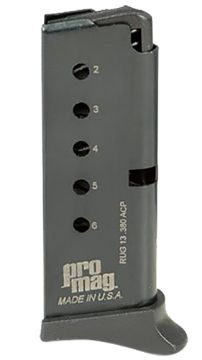 Show details for Pro Mag Magazine Ruger Lcp 380Acp 6Rd Blued Steel Picture of Pro Mag Magazine Ruger Lcp 380Acp 6Rd Blued Steel