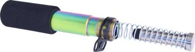 Picture of Guntec Ar15 Pistol Buffer Tube Kit Rainbow Pvd Coated!