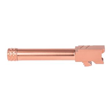 Show details for Zev Bbl-19-Pro-Th-Brz Match Barrel G19 Gen1-5 Thread Brz Picture of Zev Bbl-19-Pro-Th-Brz Match Barrel G19 Gen1-5 Thread Brz