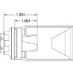 Picture of Rearden Mfg. Flash Hider 1/2-28 Square Nitride Black