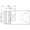 Picture of Rearden Mfg. Rpb Muzzle Brake .28 1/2-28 Square Nitride Blk