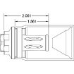 Picture of Rearden Mfg. R2 Muzzle Brake .375 1/2-28 Square Nitride Blk