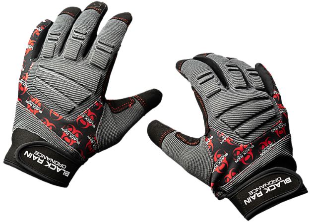 Picture of BRO TACT-GLOVE-GRY/BLK/RD-S TACT GLOVE B/G/R SM
