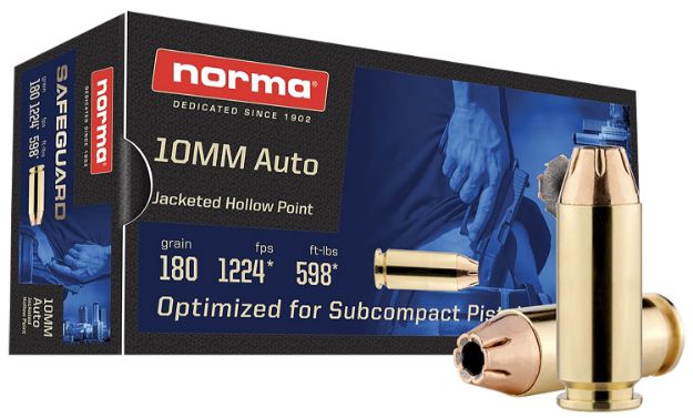 Picture of NORMA 801109265 10MM 180GR JHP SAFEGUARD 50/20