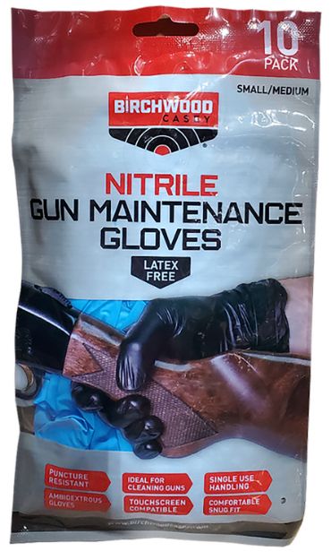 Picture of BIR NGLVS-M NITRILE GUN MAINT GLVS SM/MED 10PK