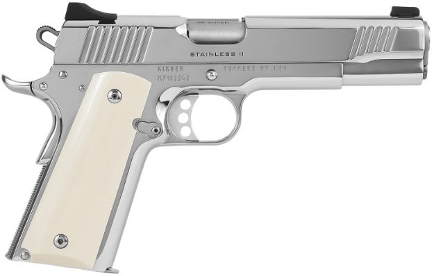 Picture of KIMBER 3200397 STAINLESS II HGH POLISH 38SUP 5 9+1