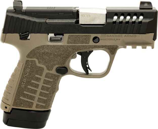 Picture of SAV 67065 STANCE XR MC9 NS 9MM 3.2 13+1 FDE