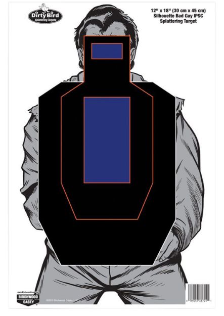 Picture of BIR 35721 DIRTYBRD 12X18 BDG IPSC SIL 100