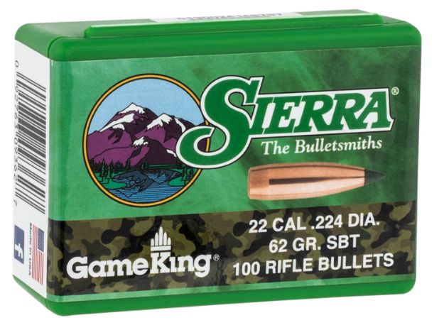 Picture of SIERRA 9362 .224 62 SBT GAMEKING 100