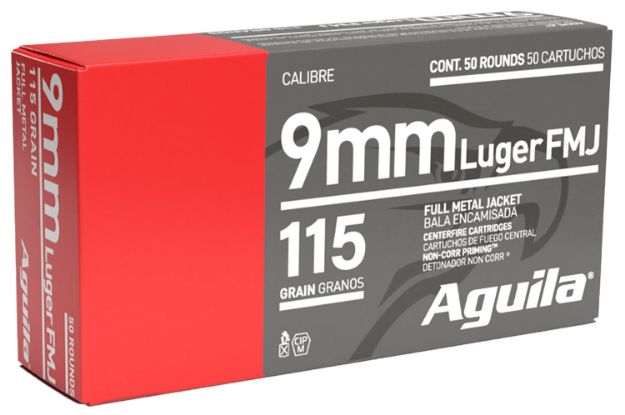 Picture of AGUILA 1E097704 9MM 115FMJ 50/20