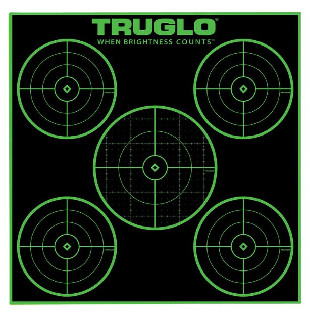 Picture of TRU TG-TG11A25 TARGET 5-BULLSEYE 12X12 25PK