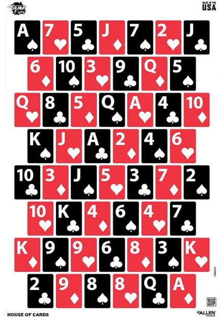 Picture of ALLEN 15642 EZ AIM TRGT 12X18 GET THE GAME ON 8PK