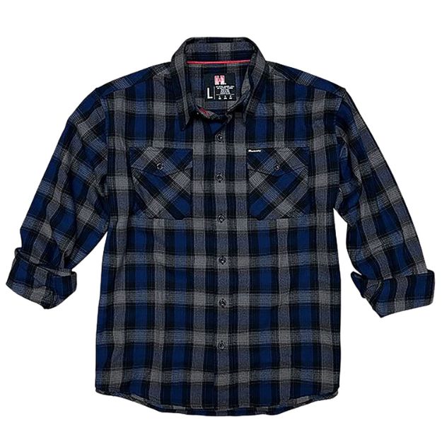 Picture of HDESIGN 32206 HORNADY L/S FLANNEL 3X NAVY